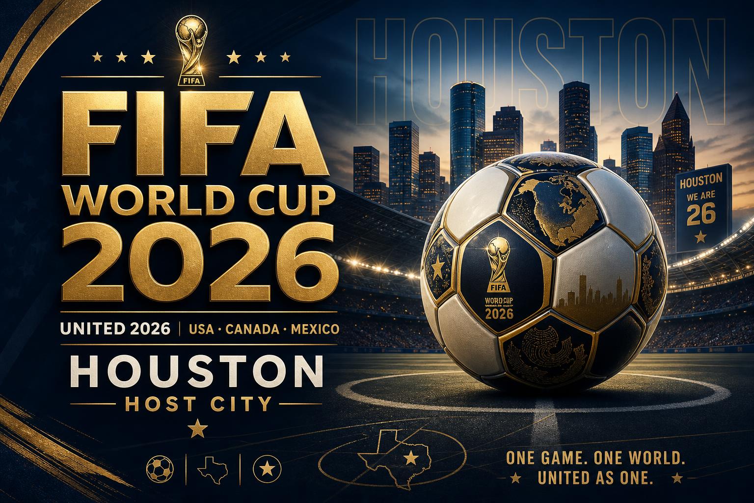 FIFA World Cup 2026 — United 2026 (USA · Canada · Mexico). Get tickets.